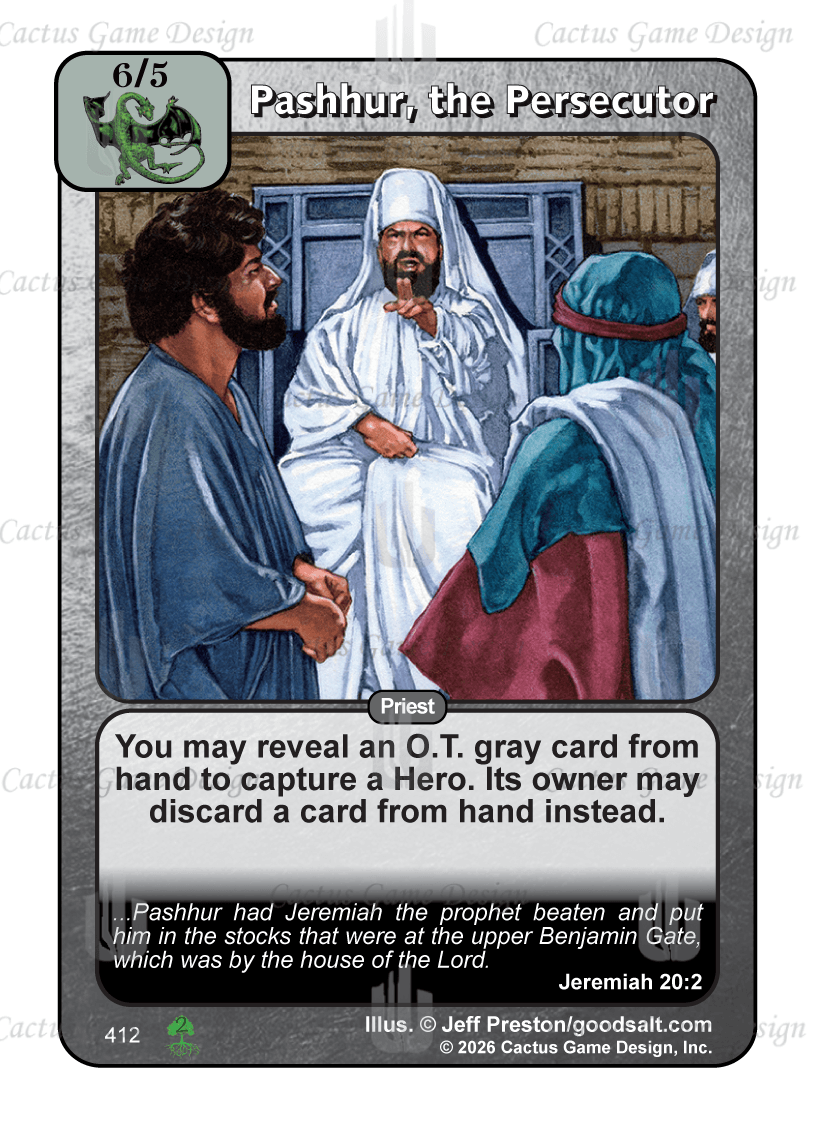 Pashhur, the Persecutor