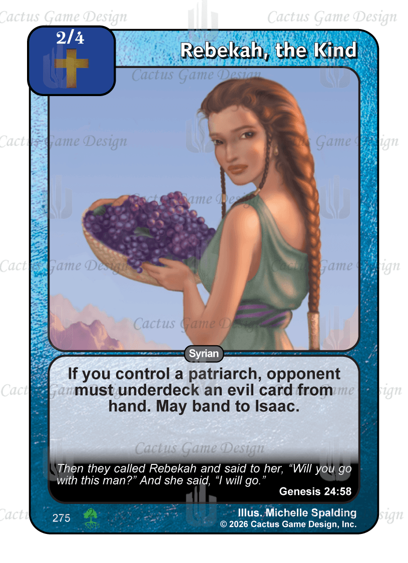 Rebekah, the Kind